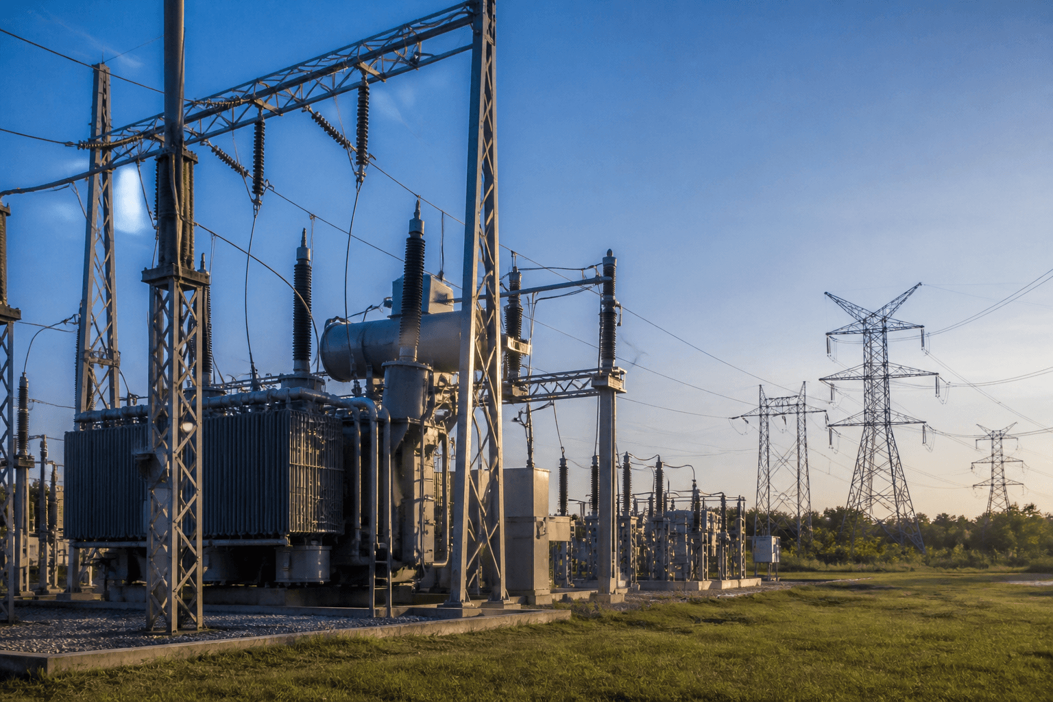 Modern electrical substation and transmission equipment
